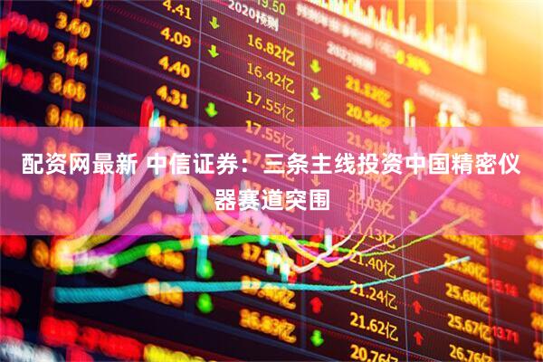 配资网最新 中信证券：三条主线投资中国精密仪器赛道突围